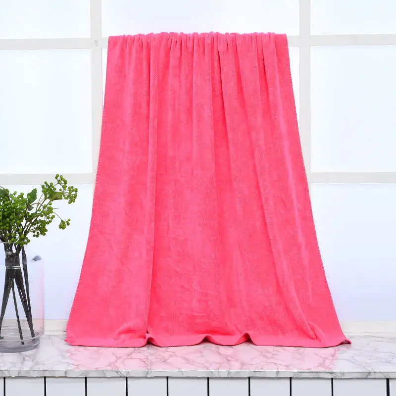 super large Microfiber bath towel, soft, high absorption and quick drying