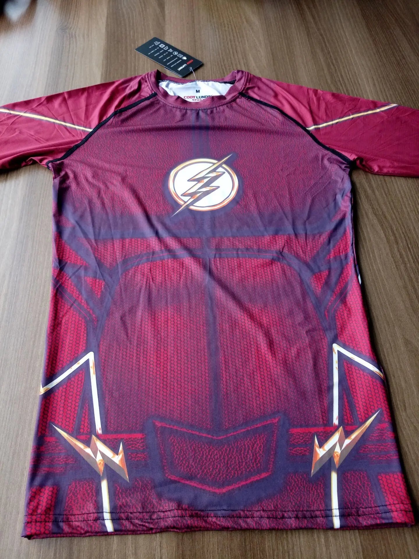 Rashguard Super T-Shirt Men's Long Sleeve Compression Tight Fitness Gym Sports Digital Printing Running Tracksuit Hero Jerseys