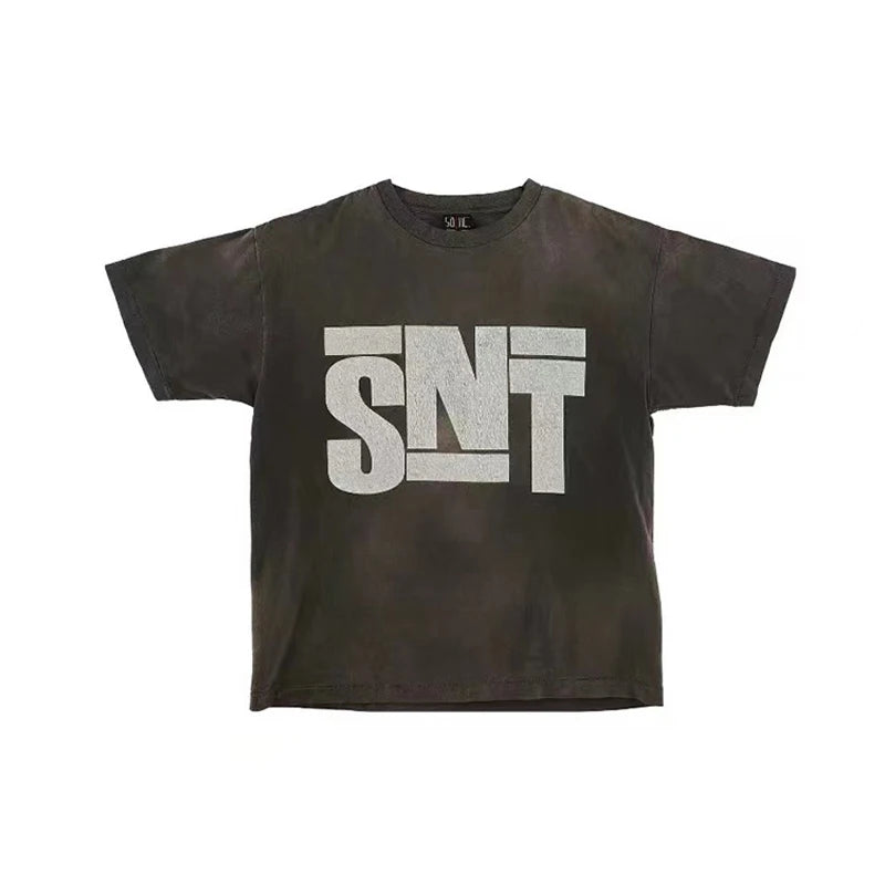 Pay Money To My Pain Saint T-Shirt Men Women Best Quality Oversized 100% Cotton Tee Tops Vintage Washed Black Graphics T Shirt