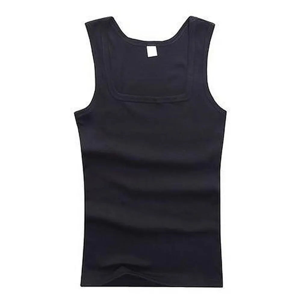 Male Clothes Tank Tops 100% Pure Cotton Sleeveless Fitness T-shirt