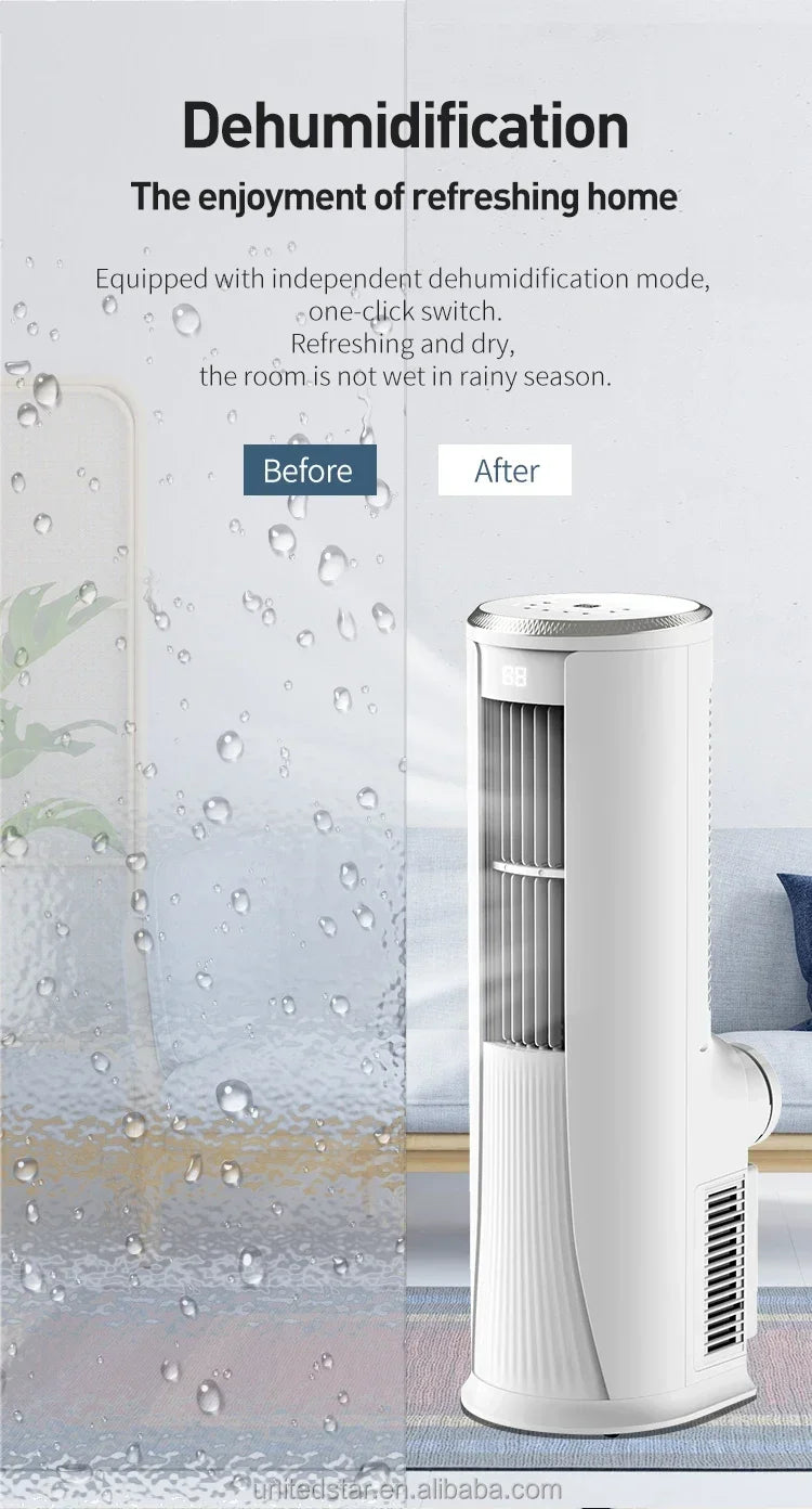 16000btu 18000btu Electric Standing Portable Mobile Home air Conditioner Conditioning with Cooling Function