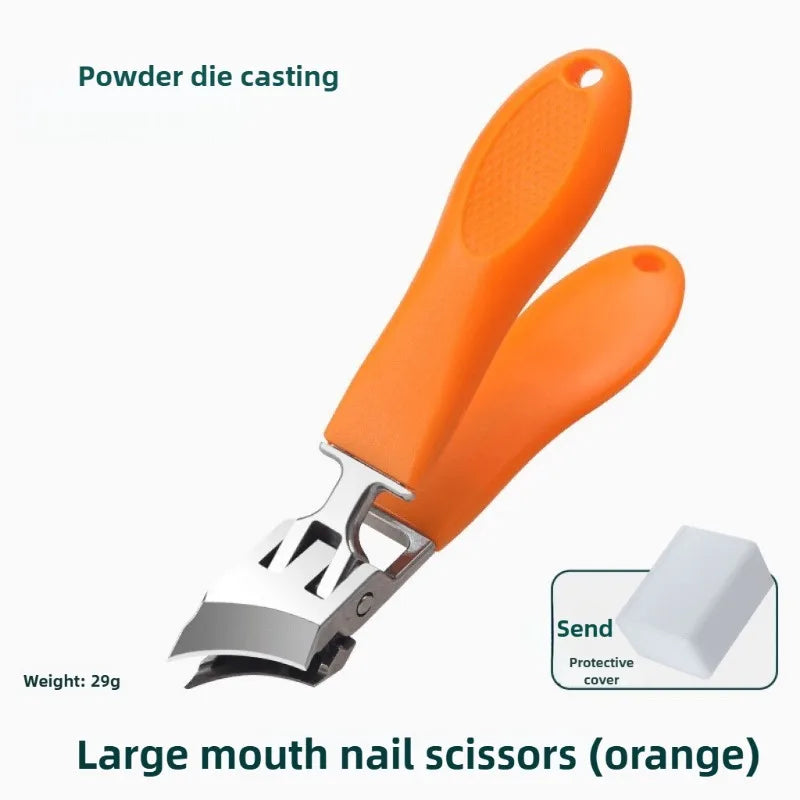 Special Anti-splash Nail Clippers Large Size ABS Toenail Cutter Diagonal Pliers Manicure Tools Household nails art tool
