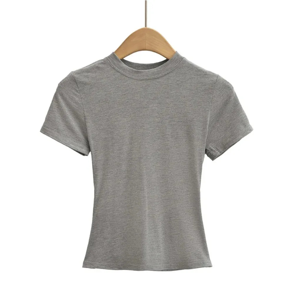 High Quality Casual T shirt Slim Short Sleeves