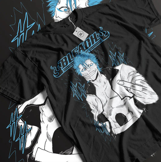 Bleach Ichigo Kurosaki T-shirt Manga Strip Horror Anime Gift Shirt Tee All Size