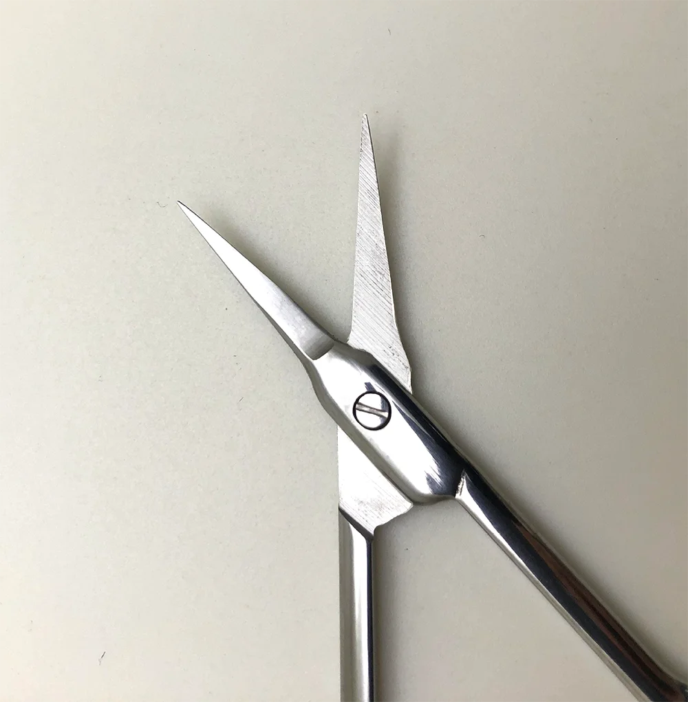 Stainless Steel Curved Tip Thin Blade Cuticle Scissors Nail Clippers Trimmer Manicure Tools Eyebrow Tools Dead Skin Remover