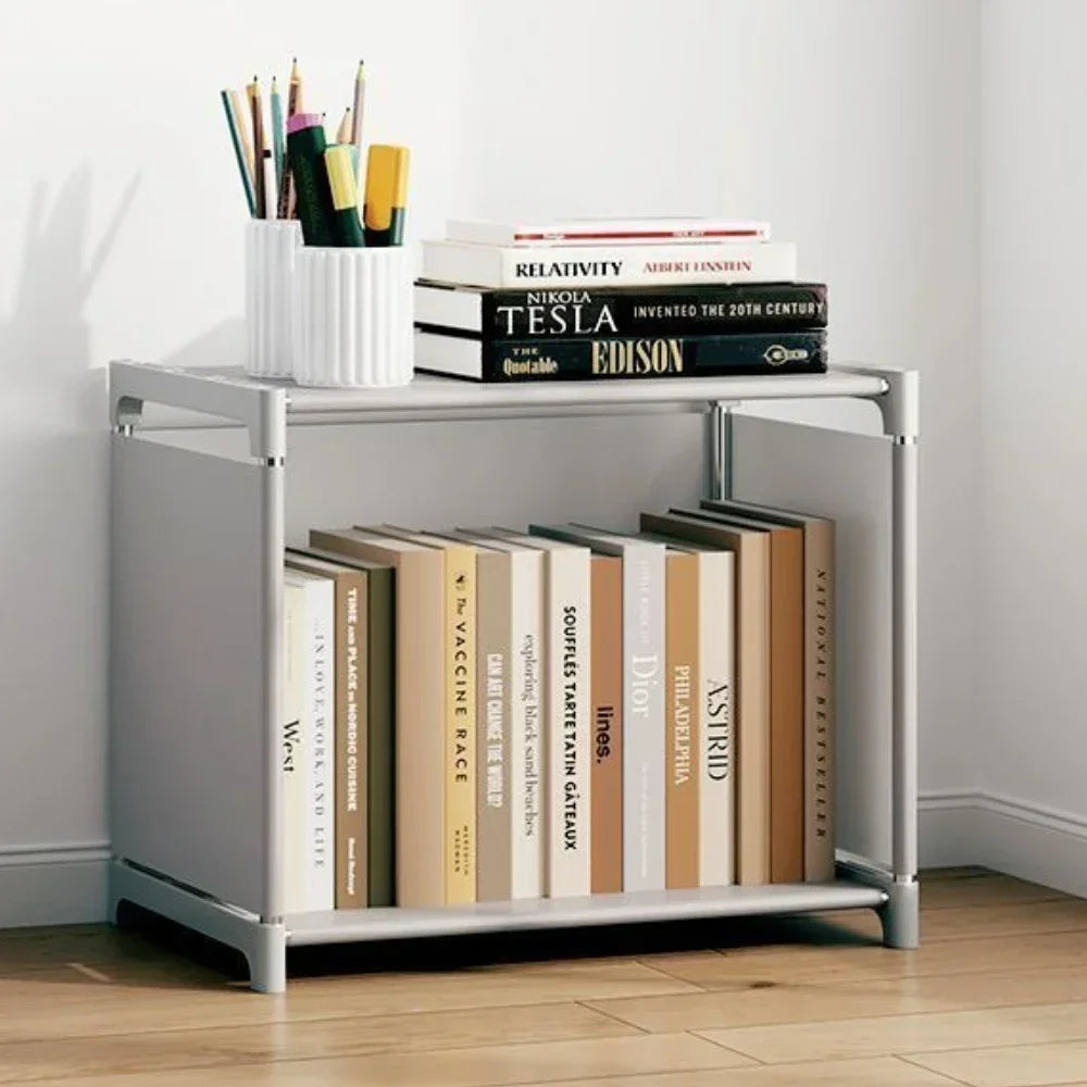 Simple Bookshelf Easy Assembly Bookcase Square Storage Shelf Multi-Layer Book Closet Living Room And Study Bedroom Storage Shelf