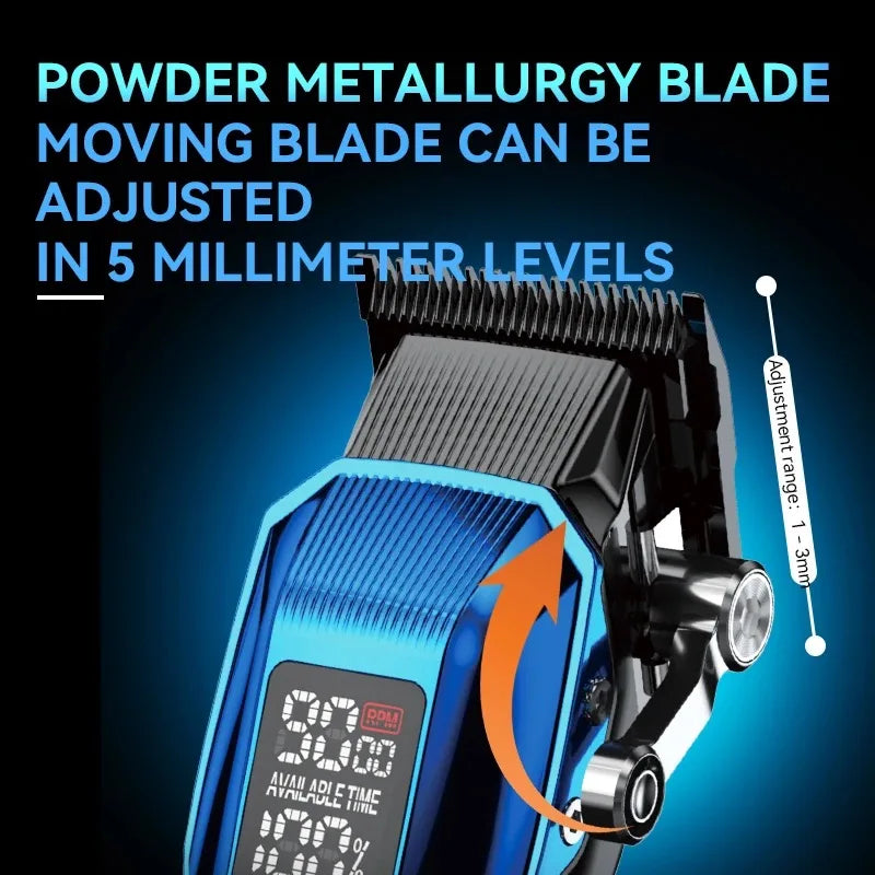 Kemei 2796 Barber Hair Clipper Professional Brushless Motor Fade Haircut Machine Electric Trimmer Hair Cutter for Men 9000RPM