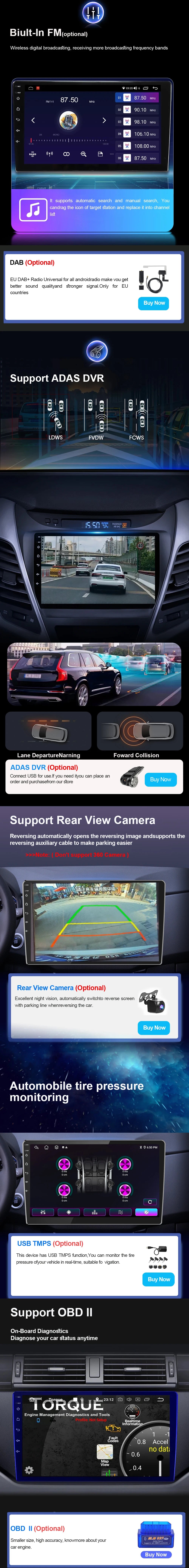 Android OS For Honda Accord 7 CM UC CL 2004 - 2007 Car Radio Navigation 4G WIFI BT No 2 Din DVD GPS CPU Multimedia Player