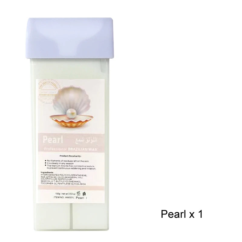 Pearl Hair Removal Wax Refill Kit Wax Cartridge Warmer For Body Rapid Hair Removal Professional Cosmetology Hair Removal Wax
