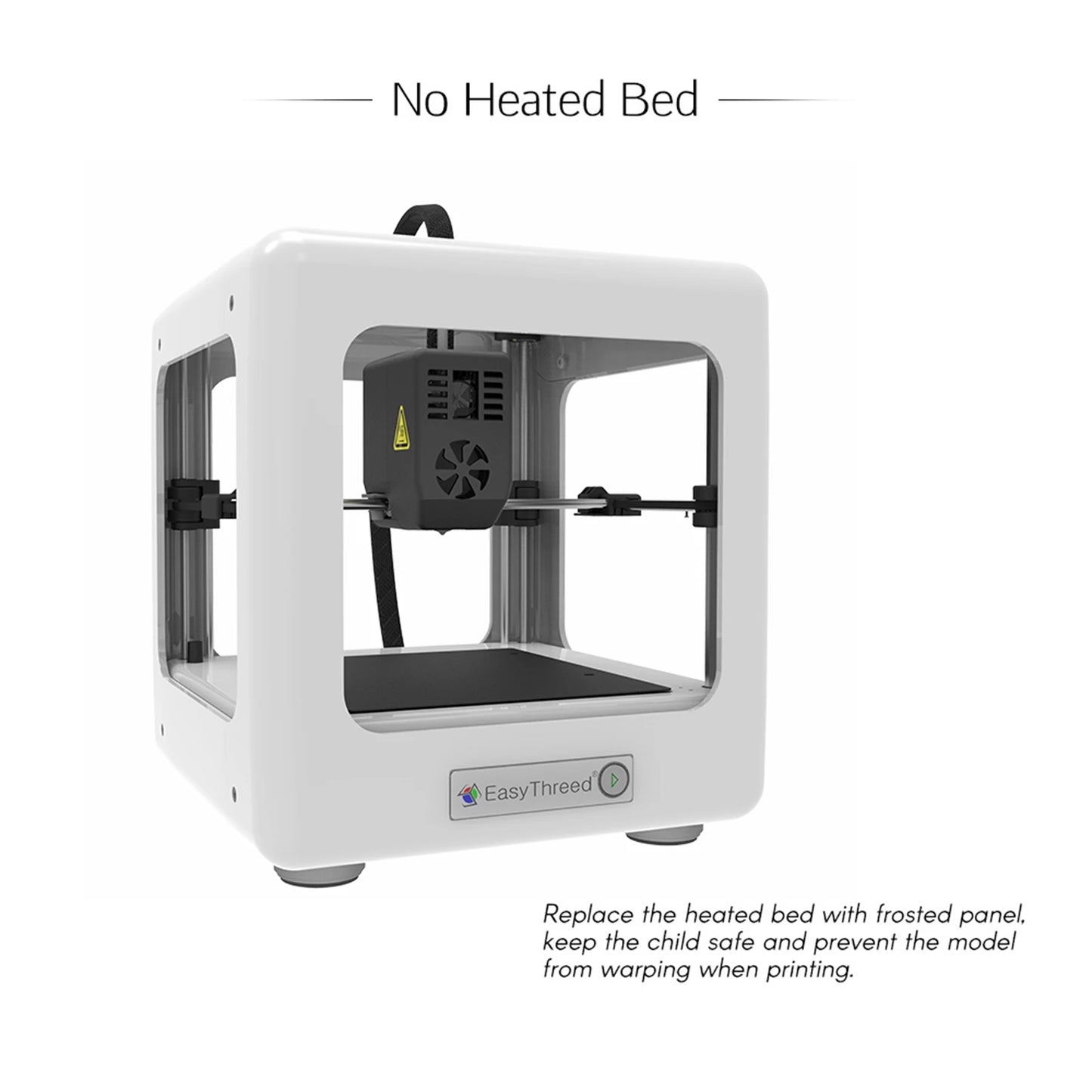 3D EasyThreed  Entry Level Desktop 3D Printer for Kids Students No Assembling Quiet Working Easy  High Accuracy