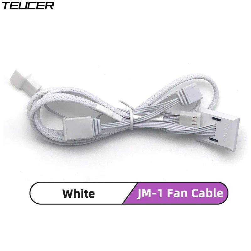 TEUCER 1PCS JM-1 PC Cooling Fan ARGB Mirror Cycle Light Effect 800-2000RPM PWM Water Cooling 360mm Cooler Fan