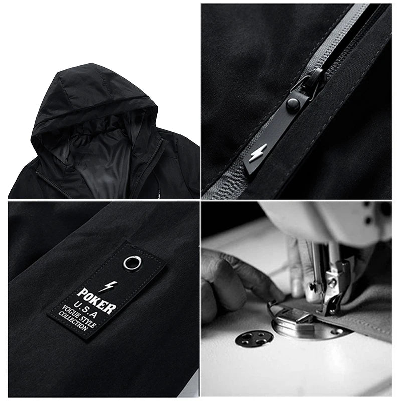 Customized New Fashion Men's Zipper Jacket and Coat Jacket and Outdoor Loading Casual Clothing Street Clothing