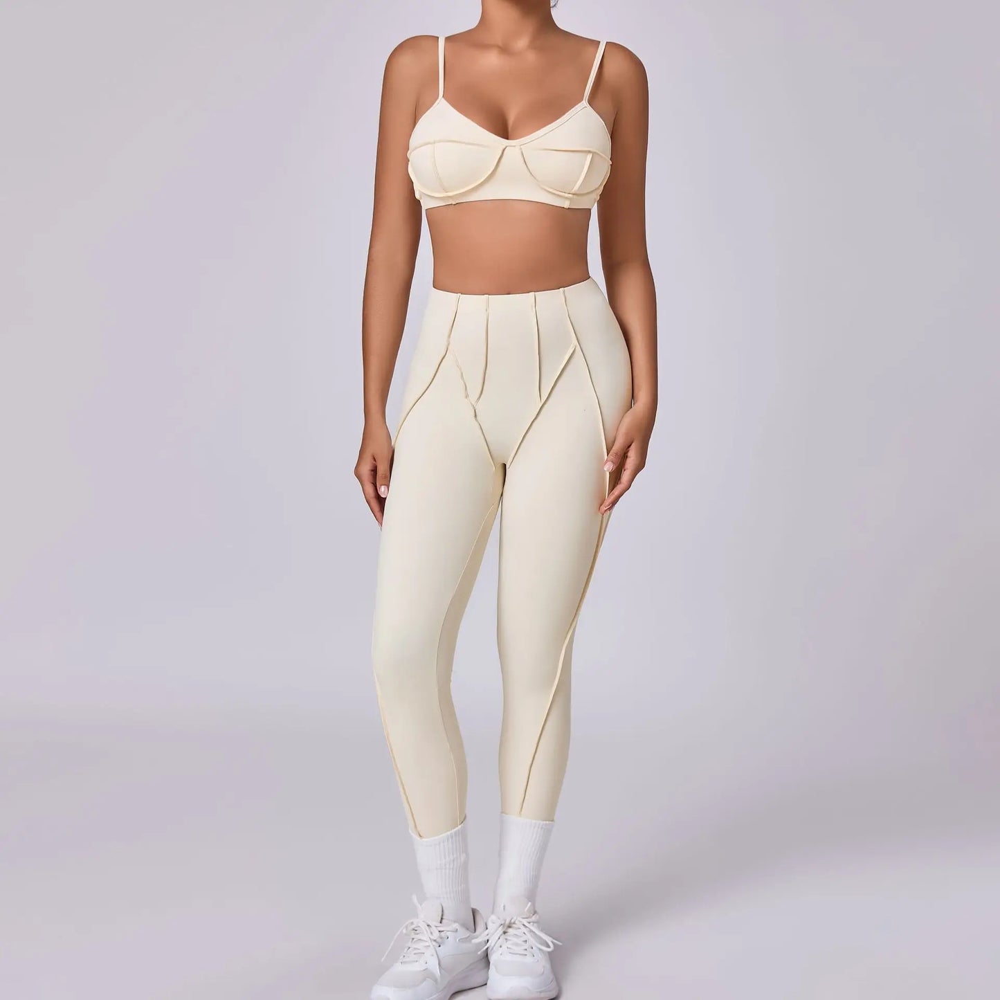 New Yoga Set Women Tracksuit Workout Legging Athletic Suit Gym Push Up Legging Fitness Bra Sports Wear Active Wear