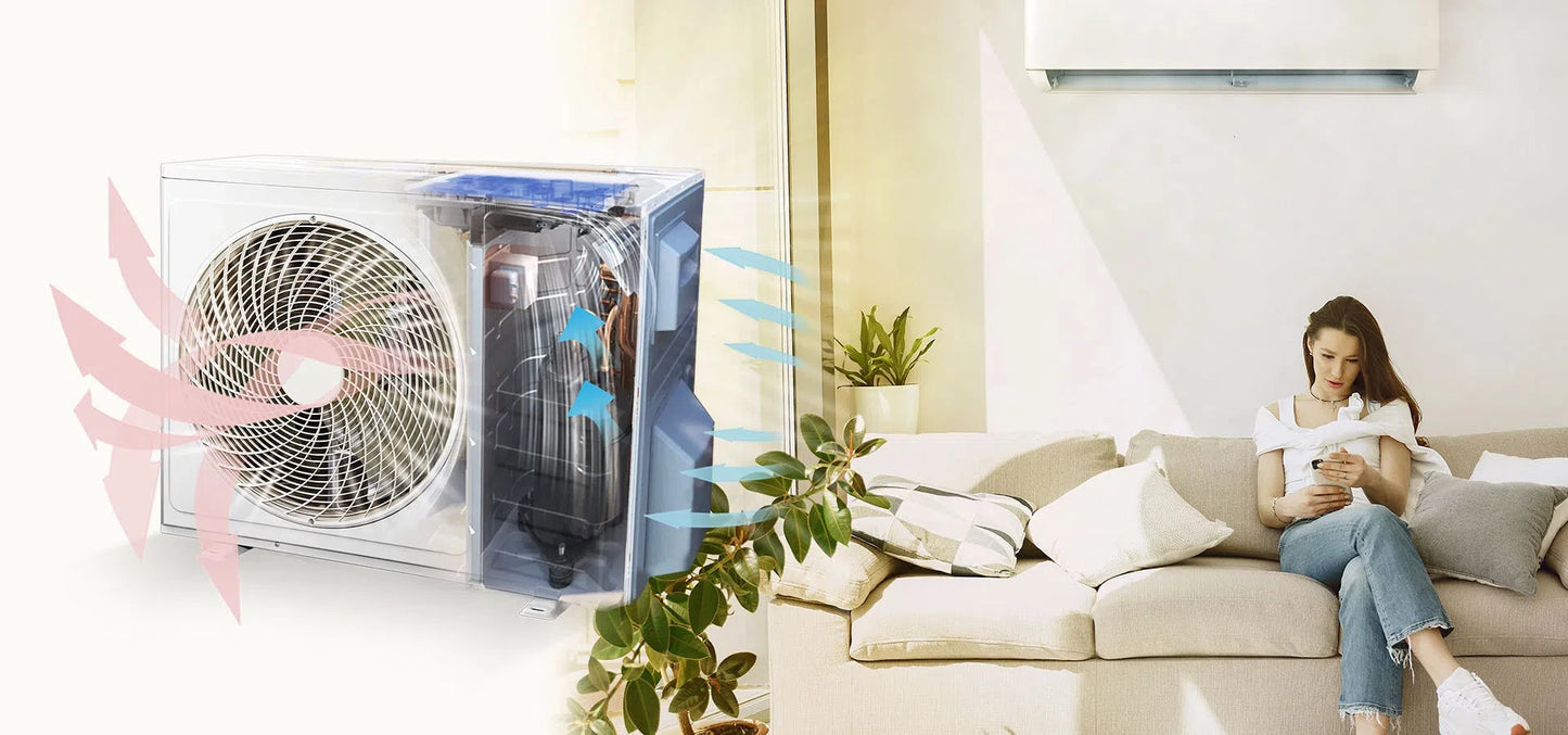 EU Standards Home Use 9000 12000 18000 24000 BTU Wall Mounted OEM 220v Mini Split Inverter Air Conditioner