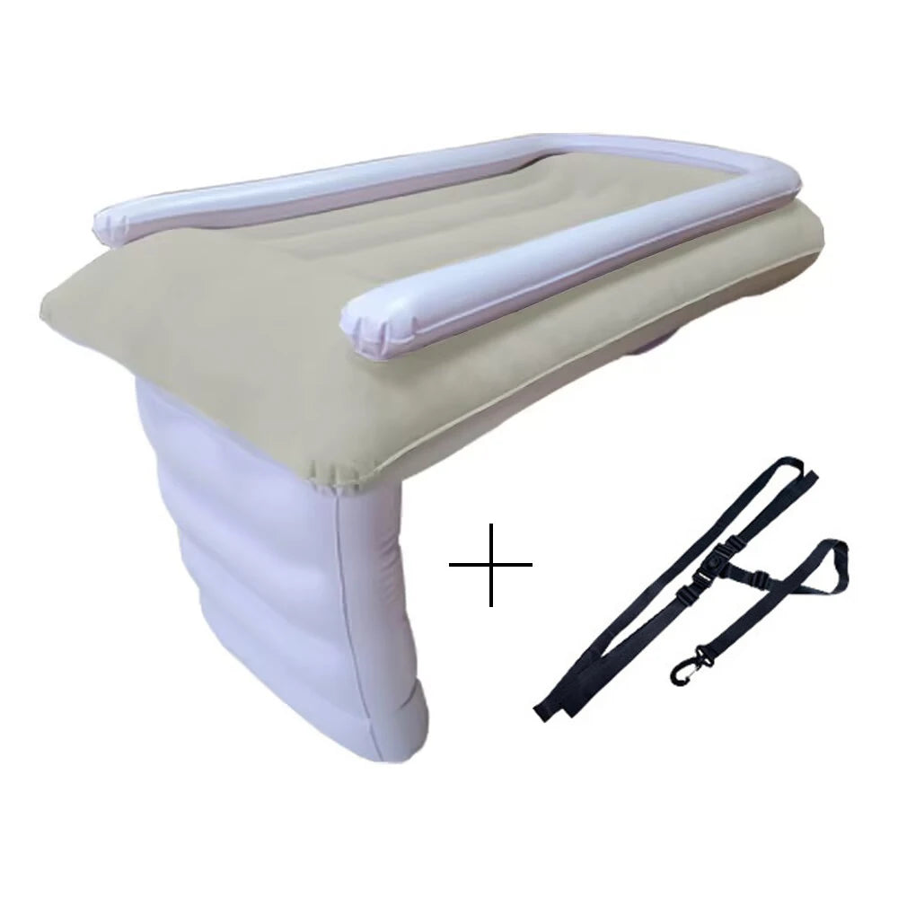Infant inflatable sleep mattress, baby kids outdoor car plane train universal camping travel mattress pad