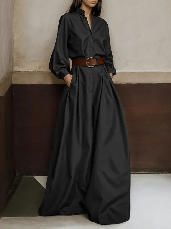 Onecozyday 2025 Stylish Solid Color Coverall for Urban Women Stand Collar High Waist Loose Fit One-piece Suit Casual Jumpsuits