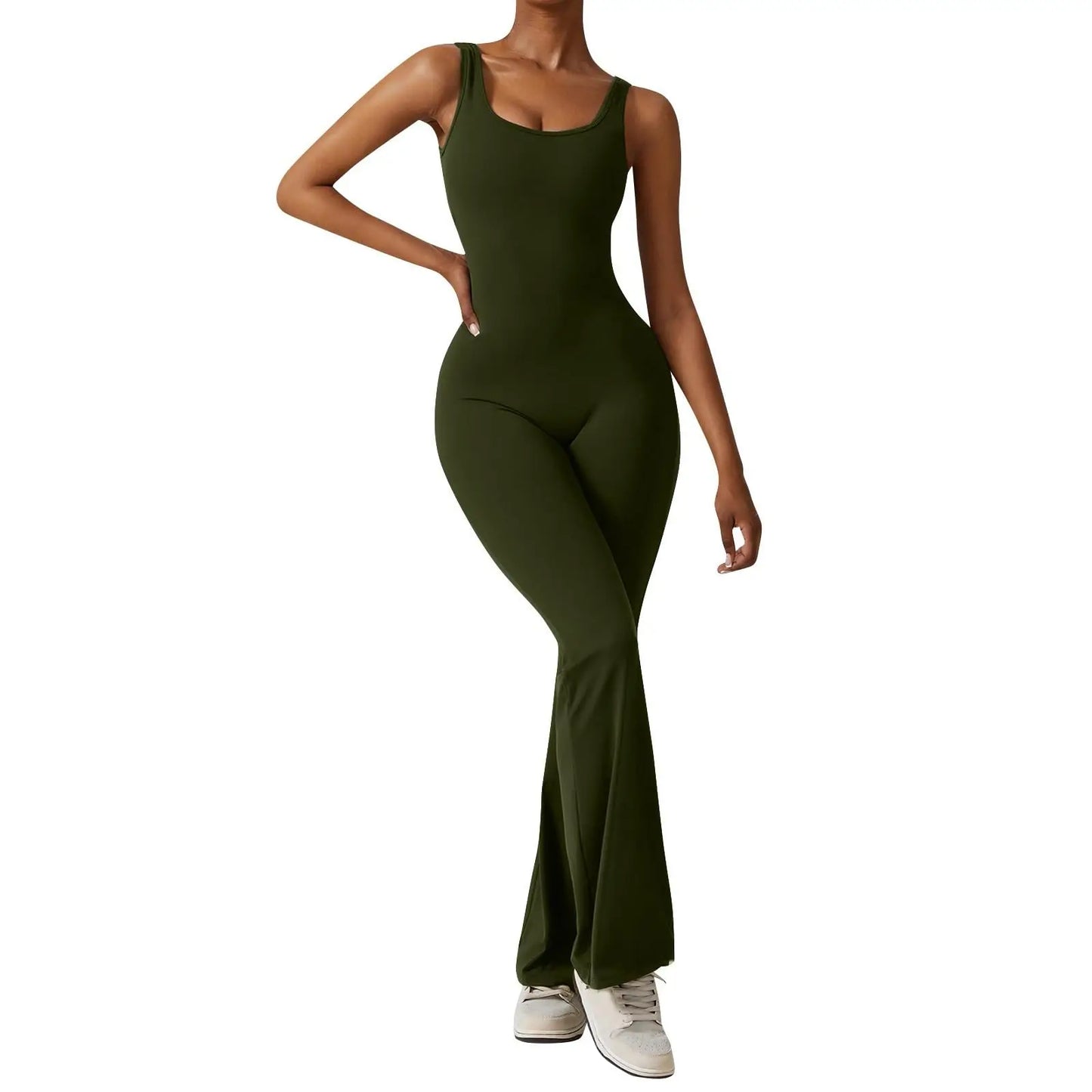 2025 Summer New Women's Slim Hip Lift Backless Bodysuit Sexy Hottie Pullover Bodysuit Sports Yoga Wear