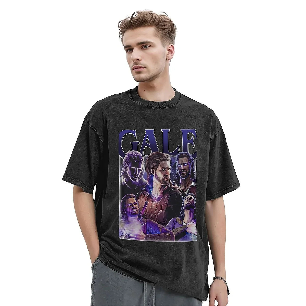 Astarion Gale  T Shirt Baldurs Gate 3 Trending T-Shirts Short-Sleeve Y2K Fun Tops Beach Cotton O Neck Oversized Clothing