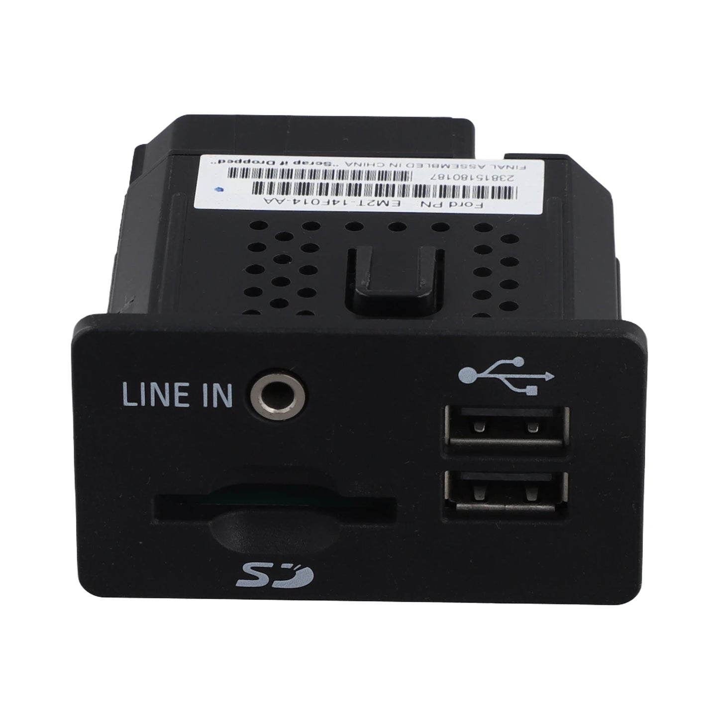 B45A-Car USB Connector Aux & SD Card Port For Ford S-MAX 2016 EM2T-14F014-AB