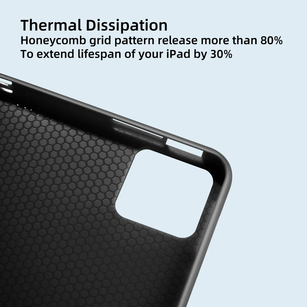 Tablet Cases for Xiaomi Mi Pad 5/6 5 6 Pro 11in 7 7pro 11.2 For 2024 6S Pro 12.4in Support Magnetic Charging Funda Tablet Cases