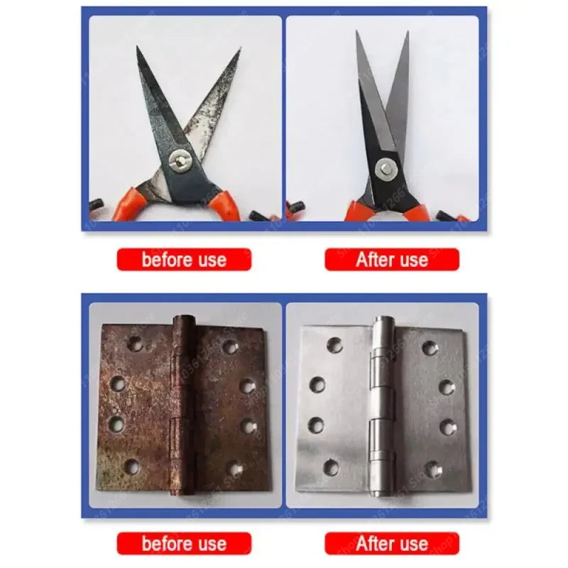 Rust Removal of Car Motorcycles Truck Automobile Exhaust Pipe Wheel Brake Discs Remove Rust Multifunction Cleaning Renovation