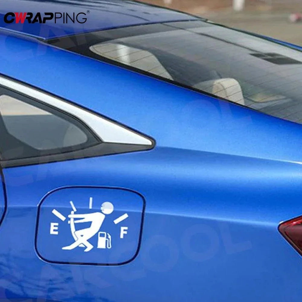 Car Stickers Pull Fuel Tank Pointer Reflective Vinyl Funny Sticker High Gas Decal Fuel Gage Empty Stickers Decal Auto Exterior