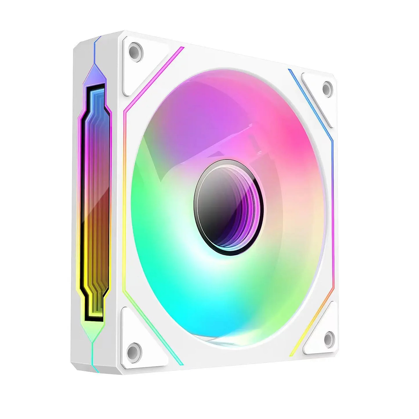 ICE Whale Prism 4 PRO PC Case Fan 120mm  ARGB Cyclic Mirror Light Effect PWM 800-1800RPM CPU Cooler ventilador