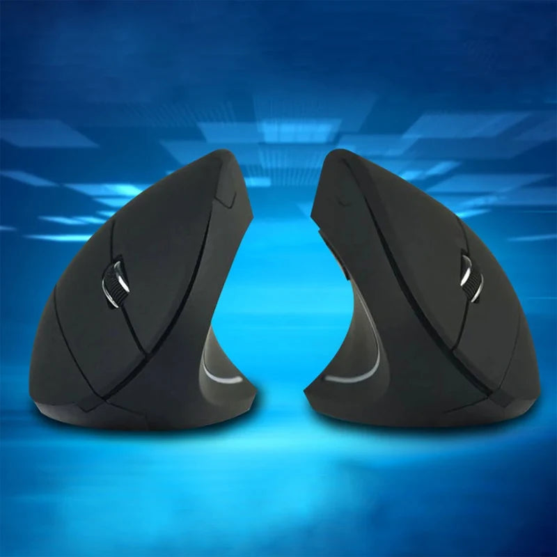 Left Right Hand Mouse Vertical Ergonomic Wireless with Bluetooth Double Mode Mouse Computer PC Mice Rechargeable Gaming Mouse