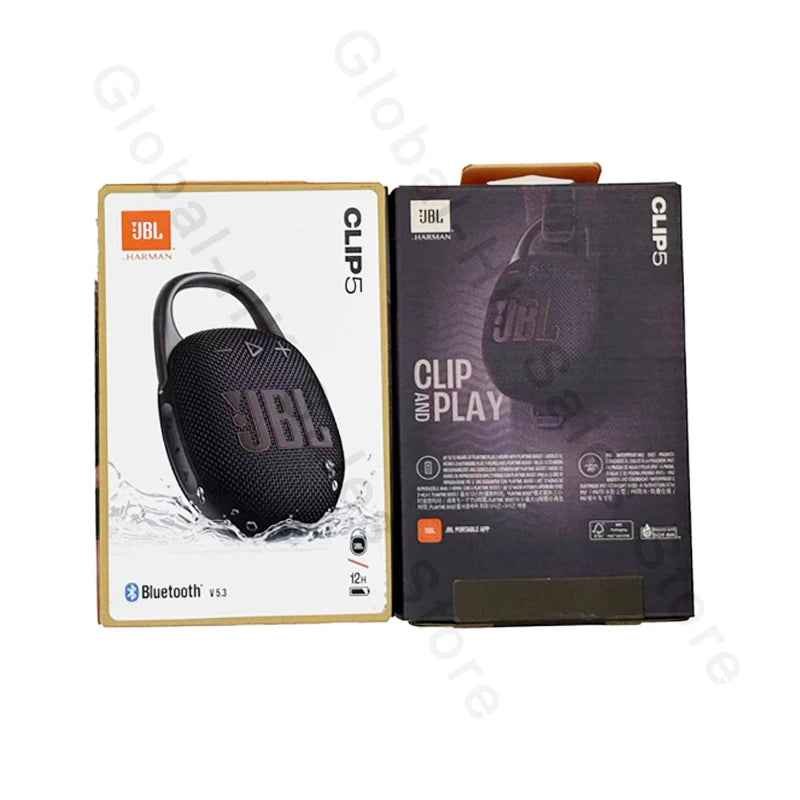 JBL Clip 5 Clip5 Ultra Portable Bluetooth Speaker Outdoor Mini Speaker Multi-Speaker Connection IP67 Waterproof 12 Hour Playtime