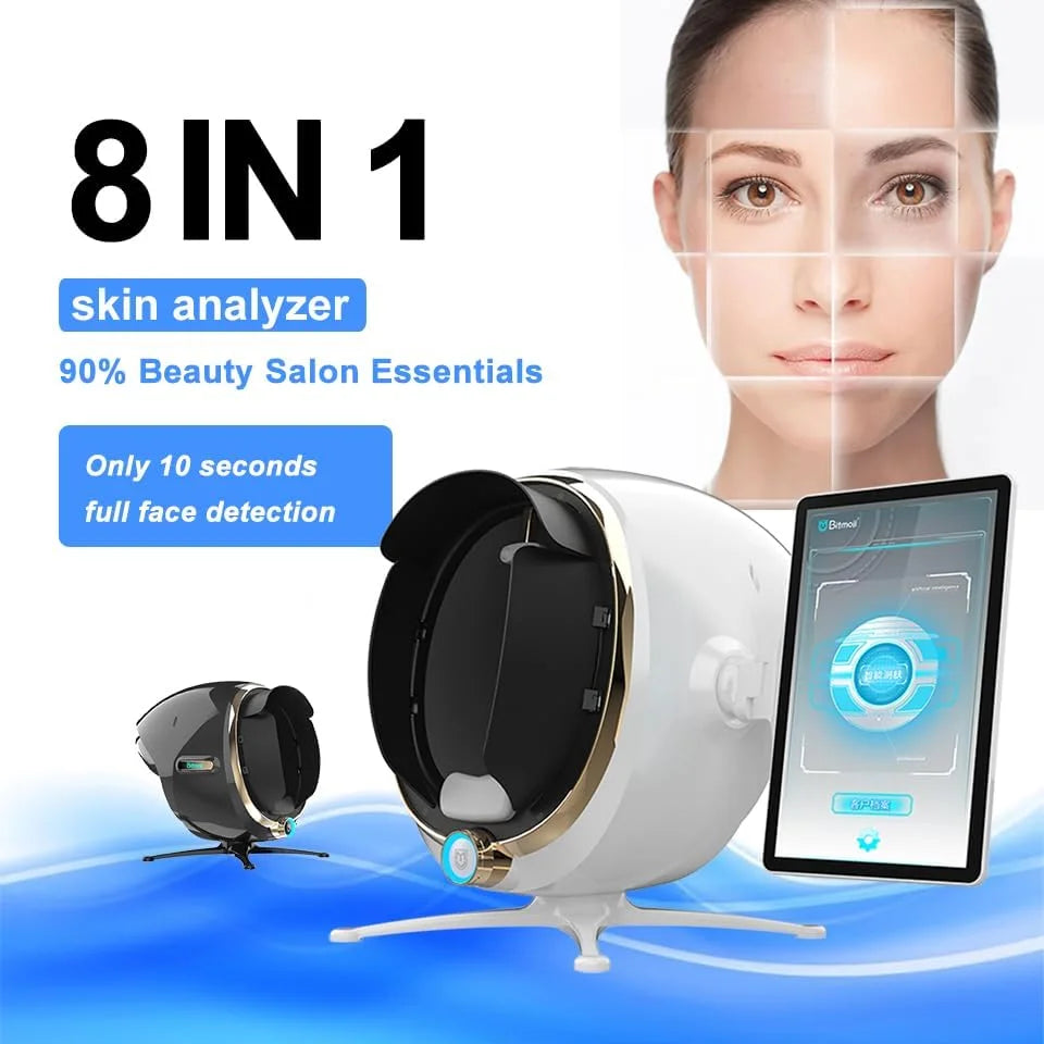 2025 Professional 3D Magic Mirror Skin Analyzer: Advanced Monitor, Detector & Camera for Facial Machines, Perfect for Salon Skin