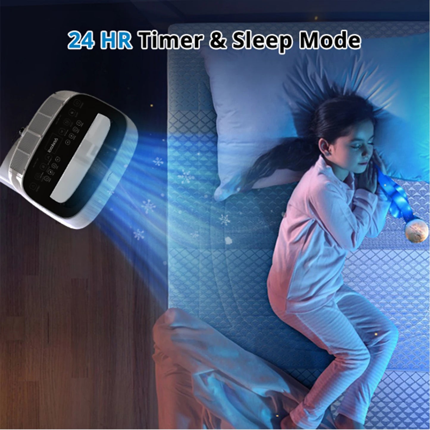 Portable Air Conditioner 14000 BTU Cool Up to 750 Sq.Ft 3-in-1 AC Unit Dehumidifier Fan Remote Control 24Hrs Timer for Home