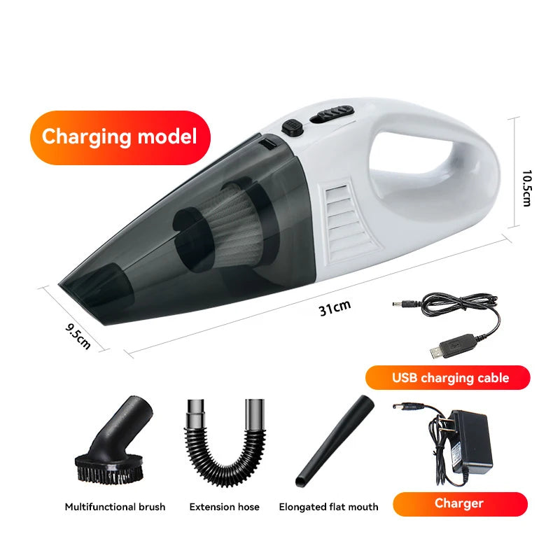 Xiaomi 180W Car Vacuum Cleaner Wireless Handheld High Power Vacuum Cleaner USB Charging Clean Machine Suitable For Home Pet Hair