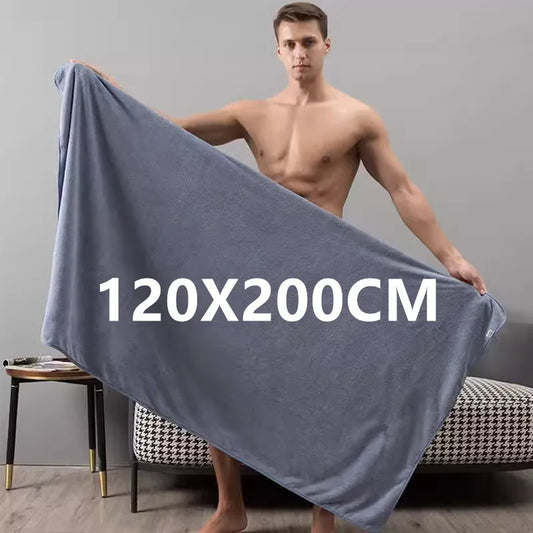 super large Microfiber bath towel, soft, high absorption and quick drying