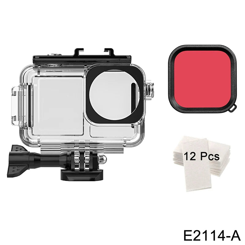 40m Waterproof Case for DJI OSMO Action 3 4 5 Pro Underwater Dive Housing Protective Diving Cover Mount Accessories