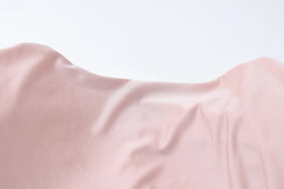 New Elegant High Waist Folds Long Maxi Pink Dresses for Women 2025 Chic O-neck Long Sleeve Tunics Slim Solid Party Evening Dress