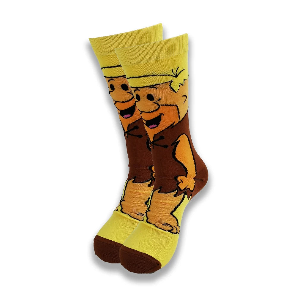 Fashionable design of men's and women's socks in spring and autumn young tube crew socks.