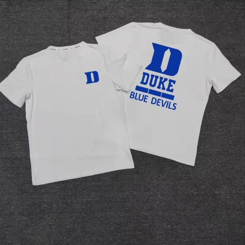 North America Limited Duke North Carolina University Basketball Mens Clothes Men Clothing short sleeve Round Neck T-shirt
