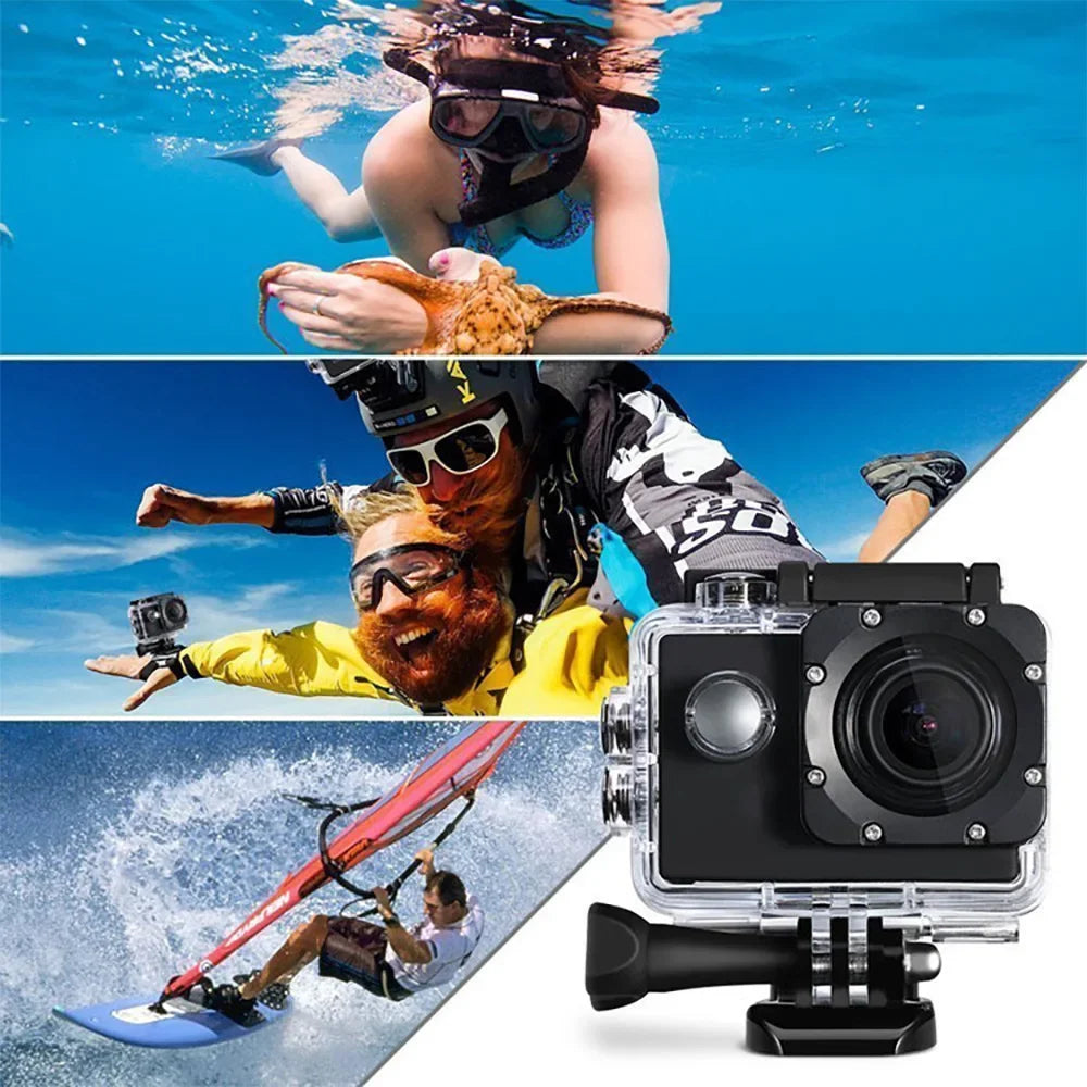 Full HD 1080P Waterproof Camera 2.0 Inch Camcorder Sports DV Go Car Cam Pro Mini Sports DV Camcorder With Cam Accessories