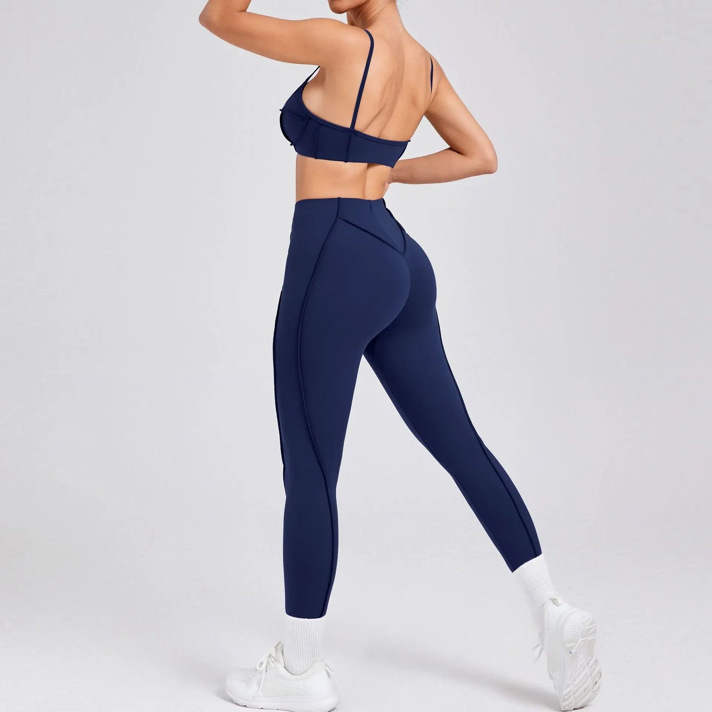 New Yoga Set Women Tracksuit Workout Legging Athletic Suit Gym Push Up Legging Fitness Bra Sports Wear Active Wear