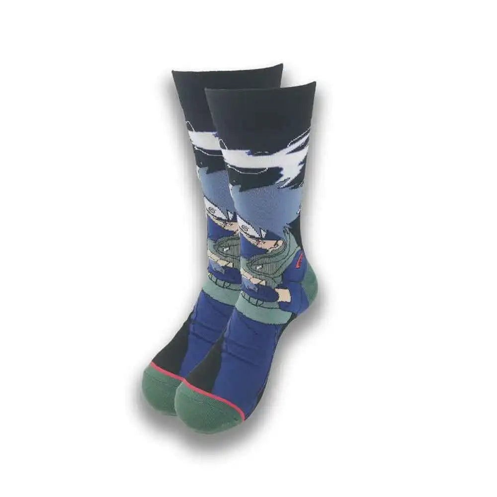Fashionable design of men's and women's socks in spring and autumn young tube crew socks.