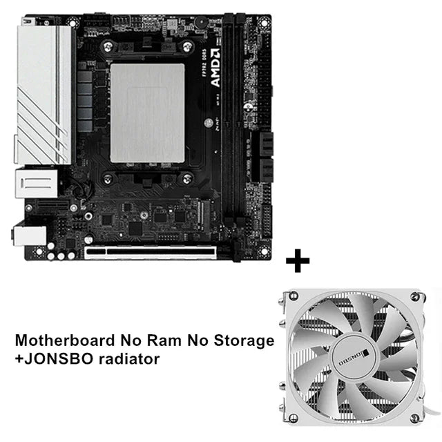 Topton N17 NAS Gaming Motherboard AMD Ryzen 9 8945HS 7940HS R7 8745HS 7840HS 2*2.5G LAN Firewall Mainboard 4*SATA 2*NVMe PCIEx8