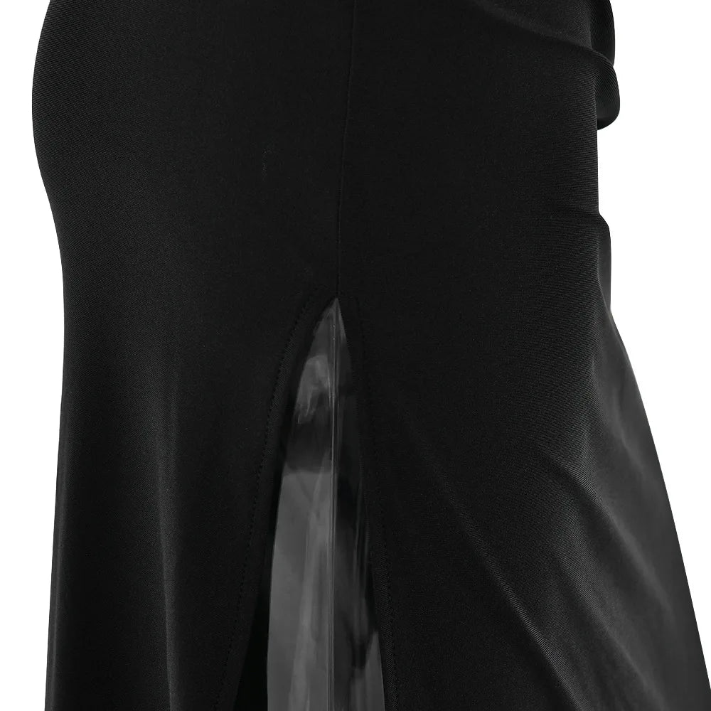 Ladies Summer Fashion Evening Party Dress Women Backless Deep V-Neck Halter Sexy Long Dresses Woman Clothes Birthday Clubwear