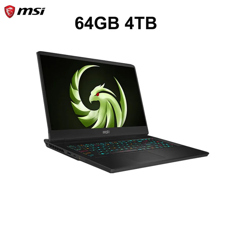MSI Alpha 17 Gaming Laptop 17.3 Inch QHD 2.5K 240Hz IPS Screen Notebook AMD Ryzen R9-7940HX 64GB 4TB RTX4060 Gaming Computer PC