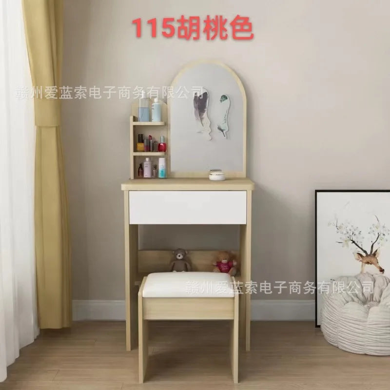 Wholesale Modern Dressing Table Bedroom Furniture White Color Makeup Vanity Makeup Table Vanities with Mirror