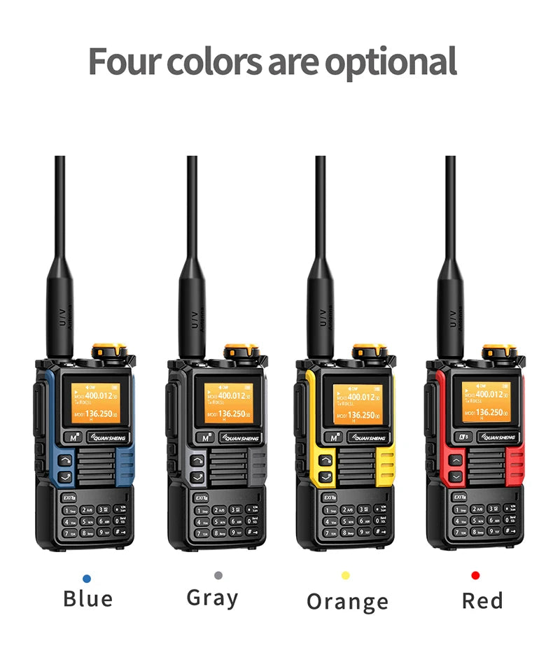 Quansheng UV-K6 Upgrade UV-K5 (99) Interphone 5W Air Band Radio Tyep C Charging UHF VHF DTMF FM Scrambler NOAA Wireless Frequenc