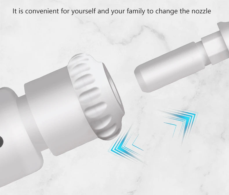 New Faucet Oral Irrigator Dental Water Flosser Non-electric Cordless Teeth Cleaner Water Jet for Teeth Water Pressure Adjustable