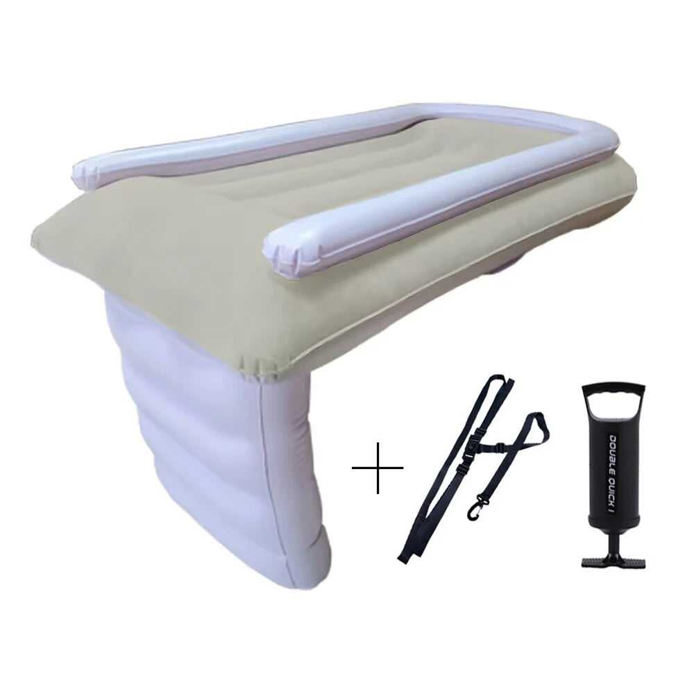 Infant inflatable sleep mattress, baby kids outdoor car plane train universal camping travel mattress pad