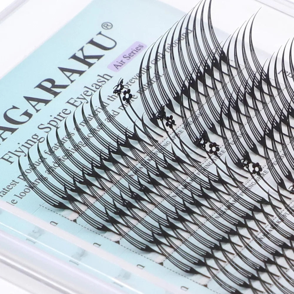 NAGARAKU Premade Spire Fairy Wings Eyelash Anime Effect Soft Plume Fluttering Eyelash Extensions Comic