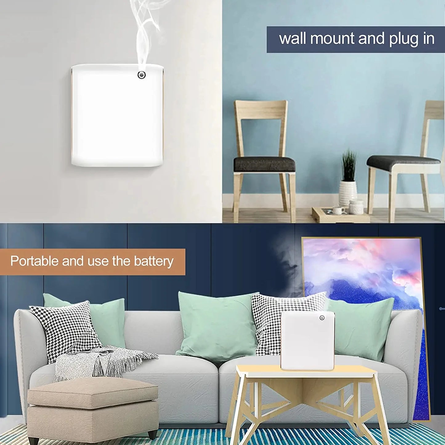 Professional Aroma Diffuser Smart Scent Air Machine Essential Oil Diffuser without Water Room Office Home Waterless Diffuser