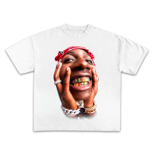 Lil Yachty Rapper Cotton T-shirt Unisex Men Women Causal Hip Hop Tops Summer Round Neck Short Sleeve Ocean Graphic Tee Big Size